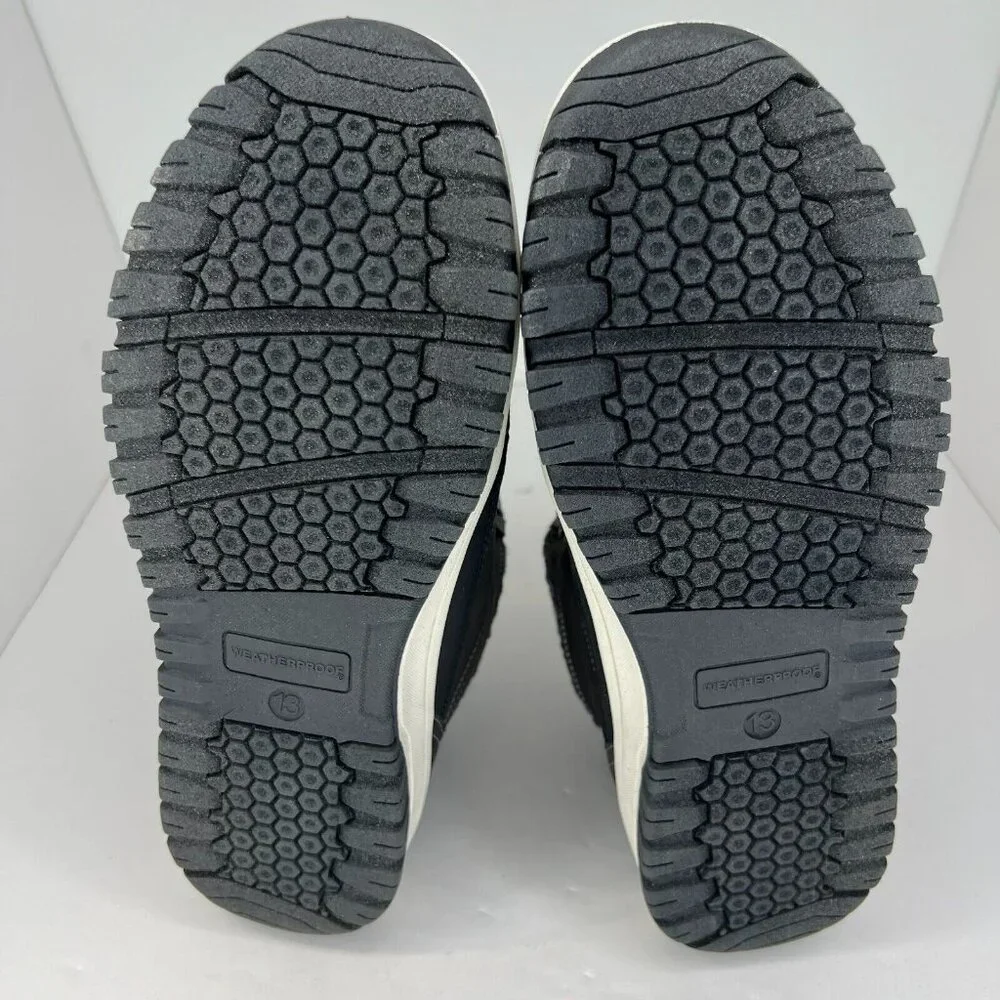 Weatherproof Mens 1624753 Gray Slope Memory Foam Faux Fur Size 13M Sneakers